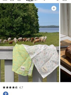 Djerf Avenue Linen Kitchen Towel Set